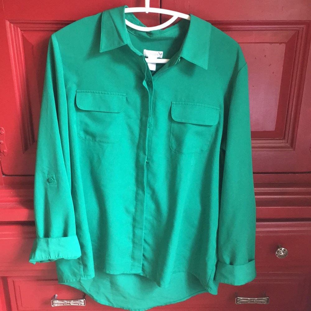 Kelly Green Chicos blouse